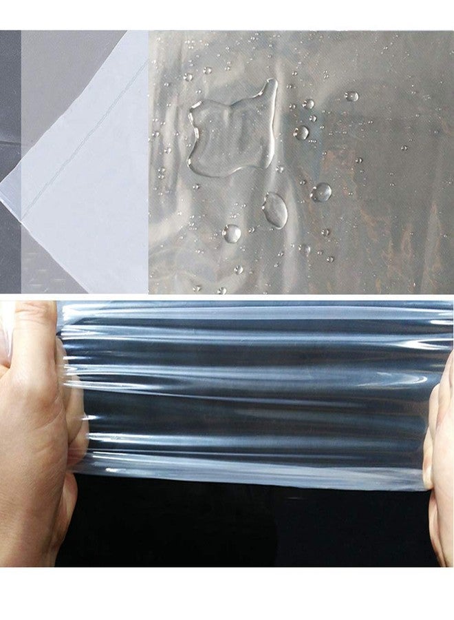 Ruibo Large Sofa Couch Cover for Furniture Protector Cover / Waterproof Plastic Drop Cloth / Clear Plastic Tarp for Painting,Moving and Long Term Storage, / 12 sq.ft,146”lx106”w - Image 4